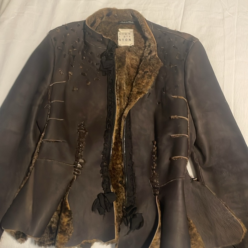 NIGEL PRESTON HANDMADE LEATHER JACKET